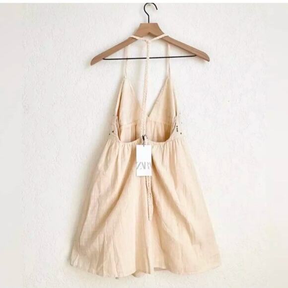 ZARA STUDDED MINI DRESS - Picture 11 of 11